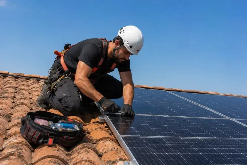 Maintenance et monitoring de panneaux solaires à Migron