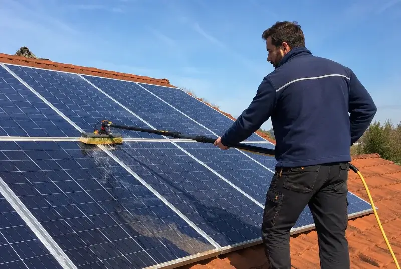 Nettoyage et entretien de panneaux solaires à Migron