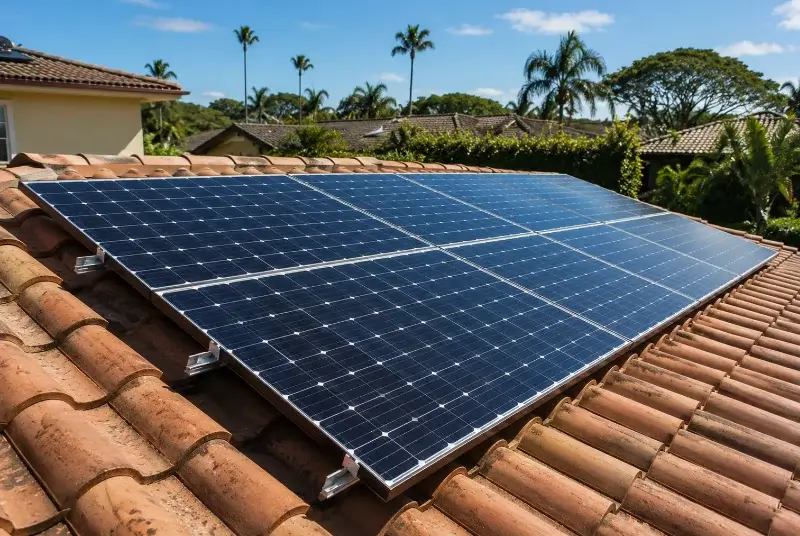 Installation de panneaux solaires à Migron